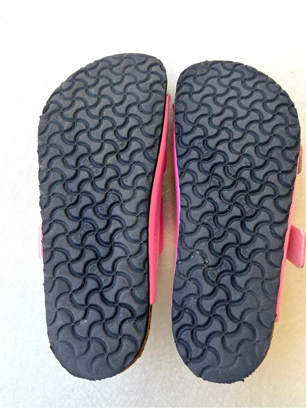 Birkenstock Pink Patent Leather Two-Strap Sandals kids Size 34